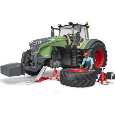 Спецтехника Bruder Трактор Fendt 1050 Vario с фигуркой и аксессуарами для ремонта (04041)
