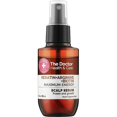 Сироватка для волосся The Doctor Health &amp; Care Keratin + Arginine + Biotin Максимум енергії 89 мл (8588009351023)