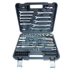 Набір інструментів GTM 82шт. 1/2-1/4&quot; 4-32мм, кейс (GTS-082)