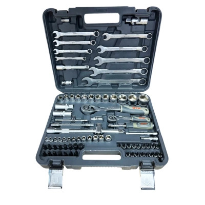 Набір інструментів GTM 82шт. 1/2-1/4&quot; 4-32мм, кейс (GTS-082)