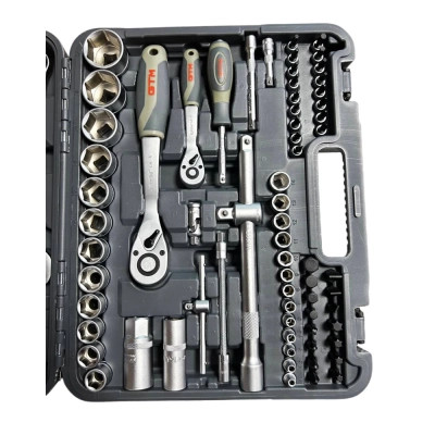 Набір інструментів GTM 82шт. 1/2-1/4&quot; 4-32мм, кейс (GTS-082)