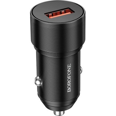 Зарядний пристрій BOROFONE BZ19A USB-A Black (BZ19AB)