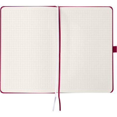 Книга записна Axent Partner, 125x195 мм, 96 аркушів, клітинка, винна (8201-46-A)