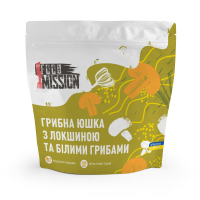 Їжа швидкого приготування Food Mission Юшка грибна з білими грибами 35 г (fm.30429)