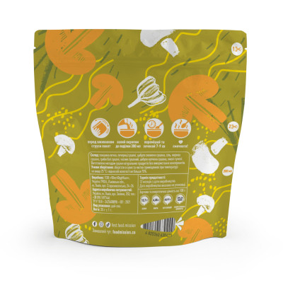 Їжа швидкого приготування Food Mission Юшка грибна з білими грибами 35 г (fm.30429)