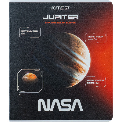 Зошит Kite NASA 24 аркушів, клітинка (NS24-238)