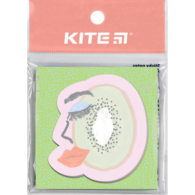 Папір для нотаток Kite з клейким шаром BBH 70х70 мм, 50 аркушів (K22-298-7)