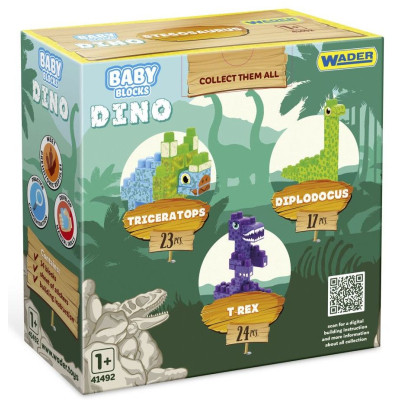Конструктор Wader Baby Blocks Діно - т-рекс (41496)