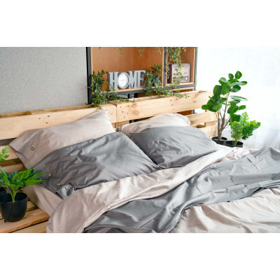 Простирадло Ardesto на резинці Mix&amp;Match сатин 160х200+30 см айворі (ART1620FSC)