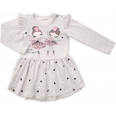 Плаття дитяче POP FASHION з балеринками (6711-92G-beige)