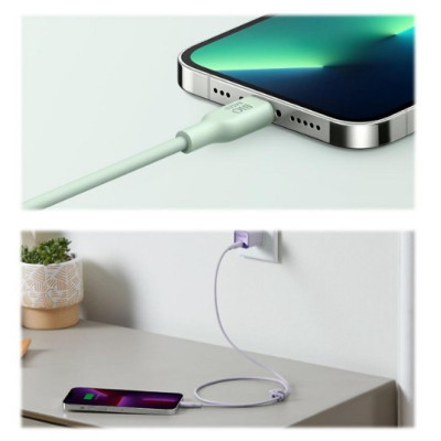 Дата кабель USB-C to Lightning 0.9m 541 Bio-Based Green Anker (A80A1G61)