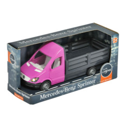 Спецтехніка Tigres Mercedes-Benz Sprinter бортовий (рожевий) (39674)
