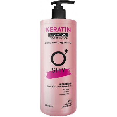 Шампунь O&#039;Shy Keratin Блиск та випрямлення 1000 мл (4820195508299)