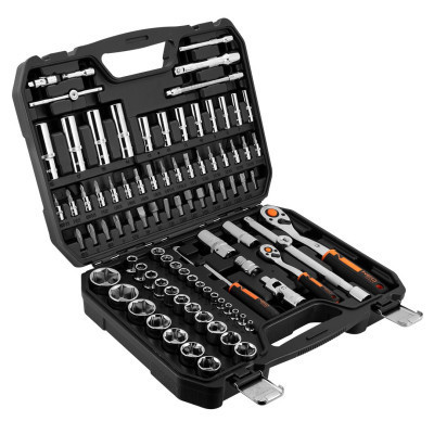 Набор инструментов Neo Tools 94шт, 1/2&quot;, 1/4&quot;, CrV, кейс (10-062)