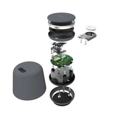 Зарядний пристрій Belkin 2in1 MagSafe iPhone/Watch/AirPods Charcoal Mass (WIZ020VFH36)