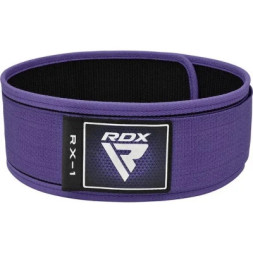 Атлетичний пояс RDX RX1 Weight Lifting Belt Purple XS (WBS-RX1PR-XS)