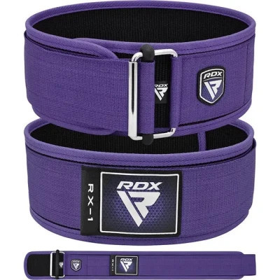 Атлетичний пояс RDX RX1 Weight Lifting Belt Purple XS (WBS-RX1PR-XS)