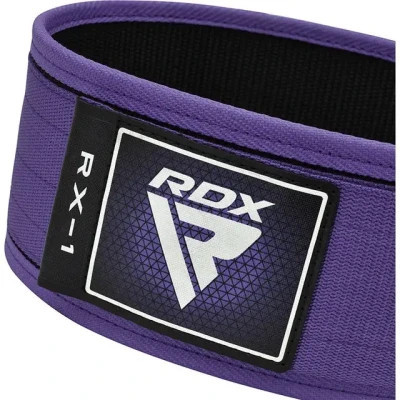 Атлетичний пояс RDX RX1 Weight Lifting Belt Purple XS (WBS-RX1PR-XS)