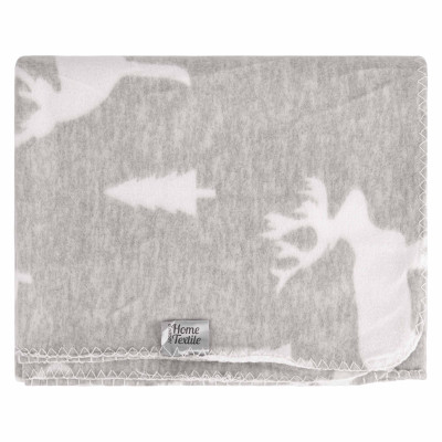 Плед Ardesto Christmas Fleece 130x160см, 100% поліестер, олені (ART0716PB)
