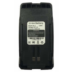 Акумуляторна батарея Baofeng для UV-6R Std 1800mAh (BL-6)