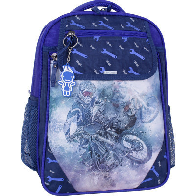 Рюкзак шкільний Bagland Відмінник 20 л. 225 синій 534 (0058070) (41828189)