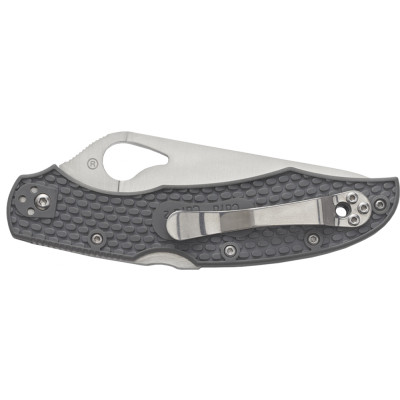 Ніж Spyderco Byrd Cara Cara 2 Serrator Grey (BY03PSGY2)