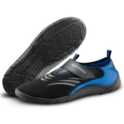 Аквашузи Aqua Speed Aqua Shoe Model 642-27B чорний, сірий, синій 43 (5908217676153)