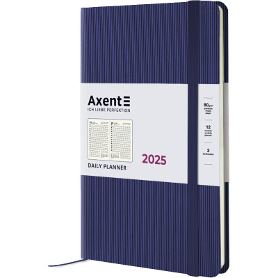 Тижневик Axent датований 2025 Partner Lines 145х210 мм, темно синій (8815-25-02-A)