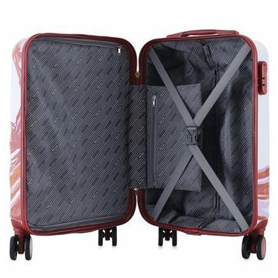 Валіза Semi Line 20&quot; S T5654-1 White/Red Print (DAS302888)