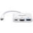 Концентратор Intracom USB3.1 Type-C to HDMI/USB 3.0/PD 60W 4-in-1 White Manhattan (152945)