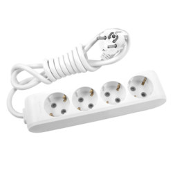 Мережевий подовжувач Panasonic X-tendia із заземленням 4 розетки, 5м (WLTB04452GR-UA)