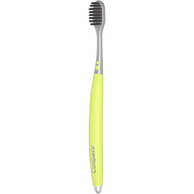 Зубна щітка Colgate High Density Charcoal м&#039;яка 2 шт. (8718951369153)
