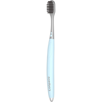 Зубна щітка Colgate High Density Charcoal м&#039;яка 2 шт. (8718951369153)