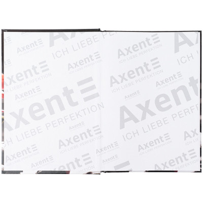 Книга записна Axent R&amp;B Flower А5, 96 аркушів, клітинка, тверда обкладинка (8457-7-A)