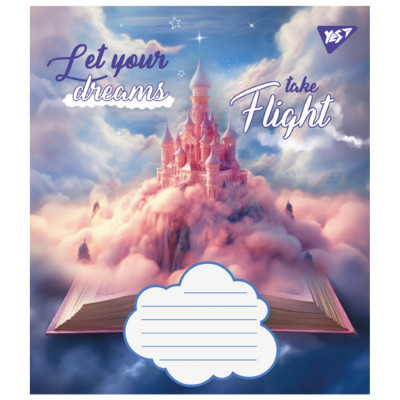 Зошит Yes Let your dreams 12 аркушів лінія (766947)