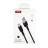 Дата кабель USB 2.0 AM to Micro 5P 1.0m 2.1A black XO (NB51-M-1-BK)