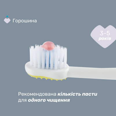 Дитяча зубна щітка Chicco на присосці, 3-6 років, 2 шт. (12084.00)