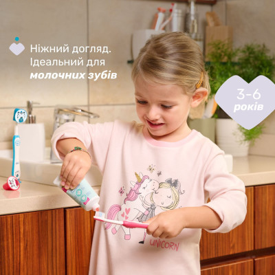 Дитяча зубна щітка Chicco на присосці, 3-6 років, 2 шт. (12084.00)