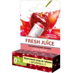 Гігієнічна помада Fresh Juice Вишня з олією ши 3.6 г (8588006038927)