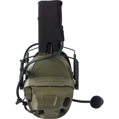 Навушники для стрільби Ops-Core AMP Communication Headset-Connectorized. NFMI. Верхній тримач. Ranger Green (N101153-02-0006)