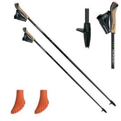Палиці для скандинавської ходи Gabel X-5 Black 120 (7009351141200) (DAS303052)