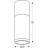 Світильник точковий Candellux 2284286 TUBA (2284286)