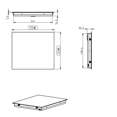 Варочна поверхня Elica RATIO 604 PLUS BL