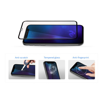 Скло захисне 2E TECNO Spark 10 (KI5q) 2.5D FCFG black (2E-TC-SP10-SMFCFG-BB)