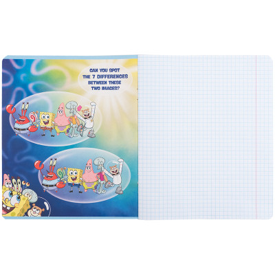 Зошит Kite SpongeBob SquarePants, 12 аркушів, клітинка (SB25-232)
