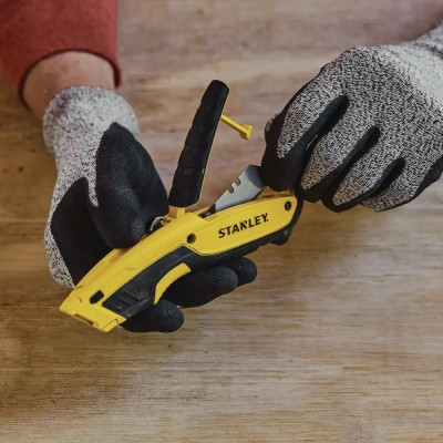 Ніж монтажний Stanley PREMIUM з висувним лезом, L=170 мм (STHT10479-0)