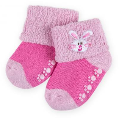 Шкарпетки дитячі Luvable Friends 3 парі нековзні, для дівчаток (23124.6-12 F)
