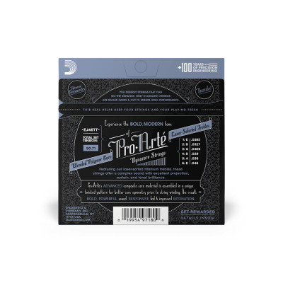 Струни для гітари D&#039;Addario Pro-Arte Dynacore Titanium Nylon Hard Tension (EJ46TT)