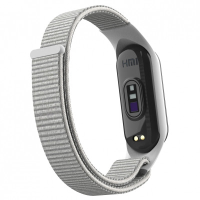 Ремінець до фітнес браслета Armorstandart нейлоновий для Xiaomi Mi Band 7/6/5/4 White (ARM67840)