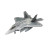 Збірна модель Revell Літак Lockheed Martin F-22A Raptor рівень 4 масштаб 1:72 (RVL-63858)